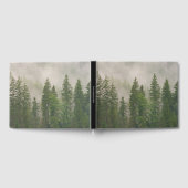 Misty Foggy Forest Trees Gästebuch (Voll)