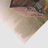 Misty Forest and Blume umgeben einen gewitterten S Seidenpapier (Ausschnitt)