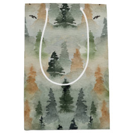 Misty Forest Birthday | MEDIUM-Rente - Geschenktüt Mittlere Geschenktüte