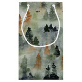 Misty Forest Birthday | Rente - KLEINE Geschenktas Geschenktüte (Rückseite)