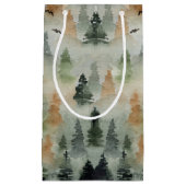 Misty Forest Birthday | Rente - KLEINE Geschenktas Geschenktüte (Vorderseite)