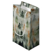 Misty Forest Birthday | Rente - KLEINE Geschenktas Kleine Geschenktüte (Vorderseite Schrägansicht)
