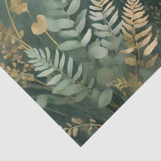 Misty Forest Elegance tissue paper Seidenpapier (Detail)