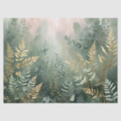 Misty Forest Elegance tissue paper Seidenpapier (Vorderseite)