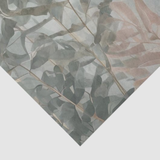 Misty Forest Elegance tissue paper Seidenpapier (Detail)