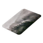 Misty Forest in den Bergen Magnet (Linke Seite)