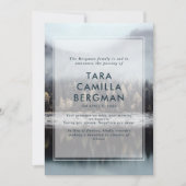 Misty Forest Lake Death Ankündigung (Vorderseite)