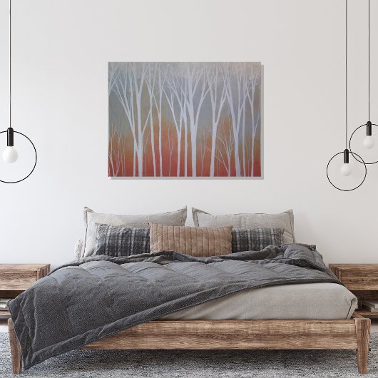 Misty Forest Leinwanddruck