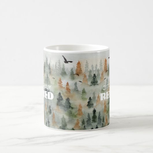 Misty Forest Offiziell müde Tasse (Mittel)