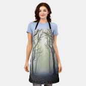 Misty Forest Path: Eerie Beauty Schürze (Getragen)