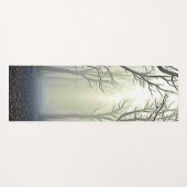 Misty Forest Path: Eerie Beauty Yogamatte (Vorderseite (Horizontal))