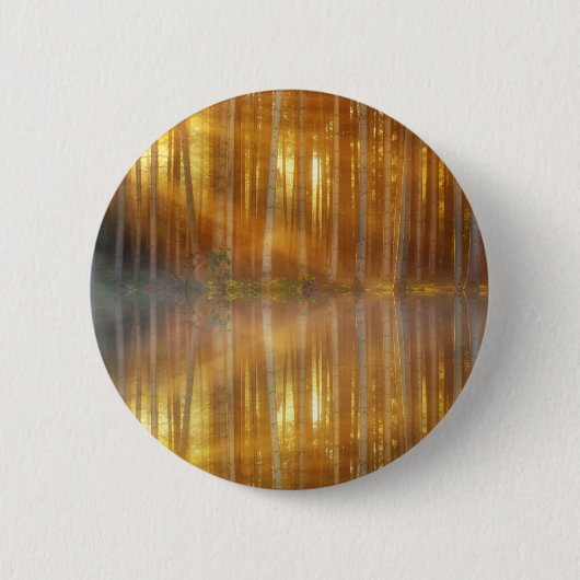 Misty Forest Scene Button (Vorderseite)