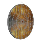 Misty Forest Scene Dartscheibe (Vorderseite Links)