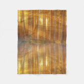 Misty Forest Scene Fleecedecke (Vorderseite)