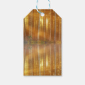 Misty Forest Scene Geschenkanhänger (Vorderseite)