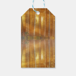 Misty Forest Scene Geschenkanhänger