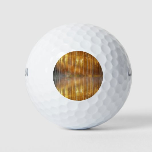 Misty Forest Scene Golfball (Vorderseite)