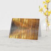 Misty Forest Scene Karte (Gelbe Blume)
