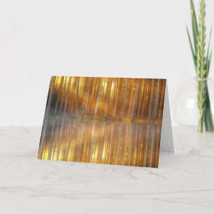 Misty Forest Scene Karte
