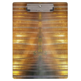 Misty Forest Scene Klemmbrett