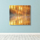 Misty Forest Scene Leinwanddruck (Insitu (Holzboden))