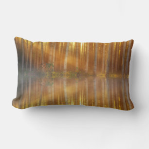 Misty Forest Scene Lendenkissen