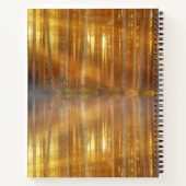 Misty Forest Scene Notizblock (Rückseite)
