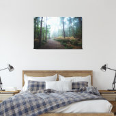 Misty Forest Walk Leinwanddruck (Insitu (Schlafzimmer))