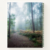 Misty Forest Walk Notizblock (Rückseite)