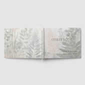 Misty Forest Wedding Guest Book Gästebuch (Voll)