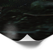 Misty Forest Wolf Pack Poster (Ecke)