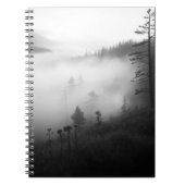 Misty Forrest, magischer Ort Notizblock (Vorderseite)