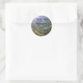 Misty Garden Buchzeichen Runder Aufkleber (Tasche)