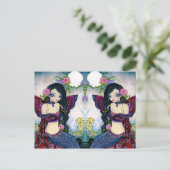 Misty Garden - Postkarte (Stehend Vorderseite)