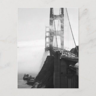 Misty Golden Gate Bridge II Postkarte