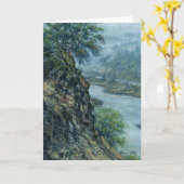 Misty Gorge Karte (Gelbe Blume)