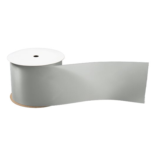 Misty Gray Green Solid Color Satinband (Spule)