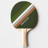 Misty Grove Strive mit Namen Tischtennis Schläger (Rückseite)