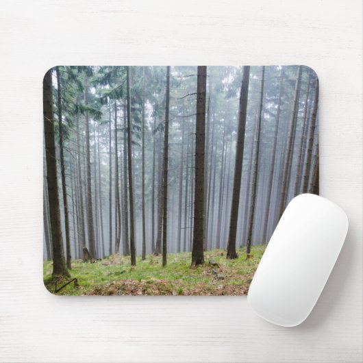 Misty Herbst Forest Relaxation Mousepad (Mit Mouse)