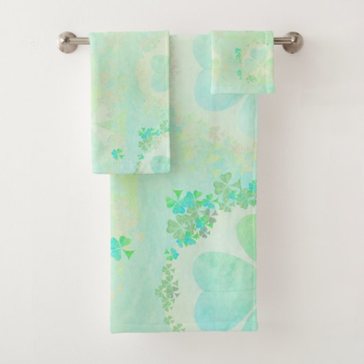 Misty Kleeblatts Badhandtuch Set (Insitu)