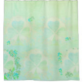 Misty Kleeblatts Duschvorhang (Vorderseite)