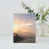 Misty Laguna Beach Sunrise Postcard Postkarte (Stehend Vorderseite)