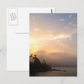 Misty Laguna Beach Sunrise Postcard Postkarte (Vorne/Hinten)
