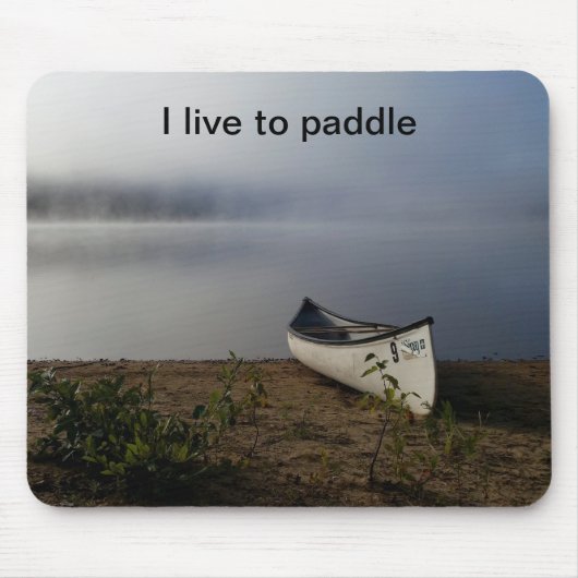 Misty Lake Canoe Mousepad (Vorne)
