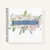 Misty Lake | Lieblich weich, trostlos, florenhaft, Notizblock (Vorderseite)