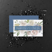 Misty Lake | Lovely Soft Dusty Hued Branding Visitenkarte