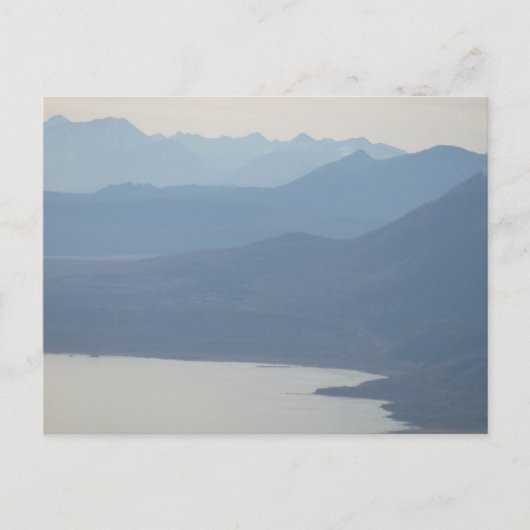 Misty Lake Postkarte (Vorderseite)