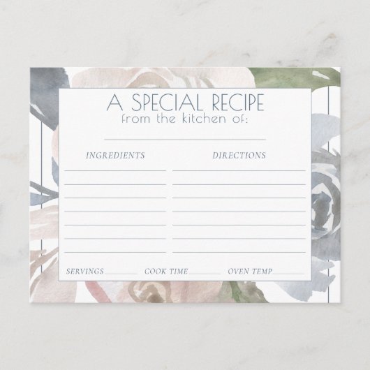 Misty Lake | Schöne weiche, duftende Blumenzitze Postkarte (Vorderseite)