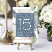 Misty Lake | Schöne weiche, trockene Tonschiefer Tischnummer