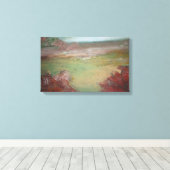 Misty Landscape 2 Leinwanddruck (Insitu (Holzboden))